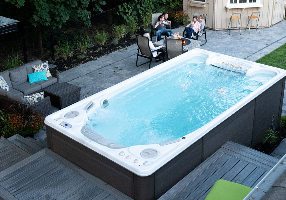 Hydropool swim spa