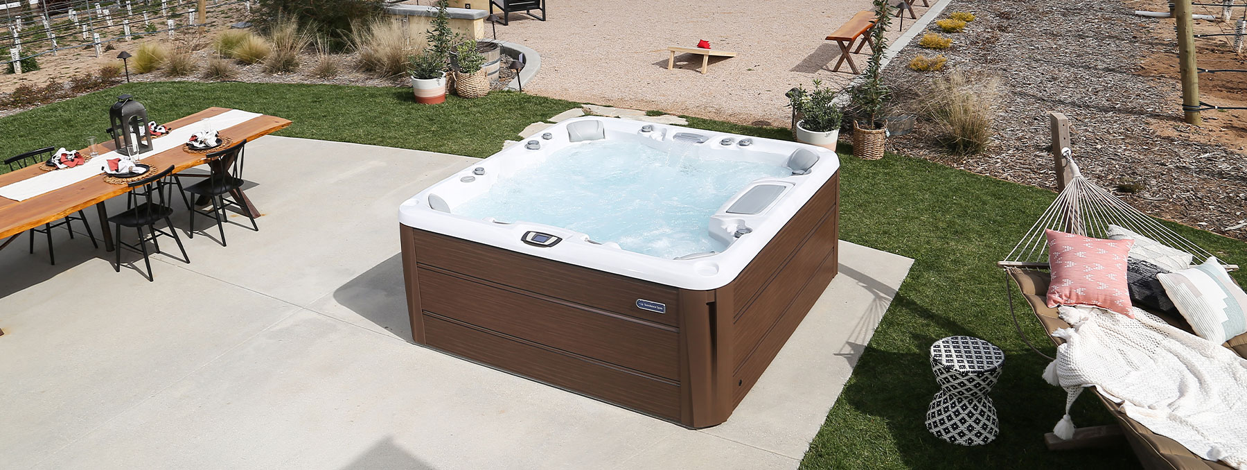 Can I put my hot tub inside or outside?
