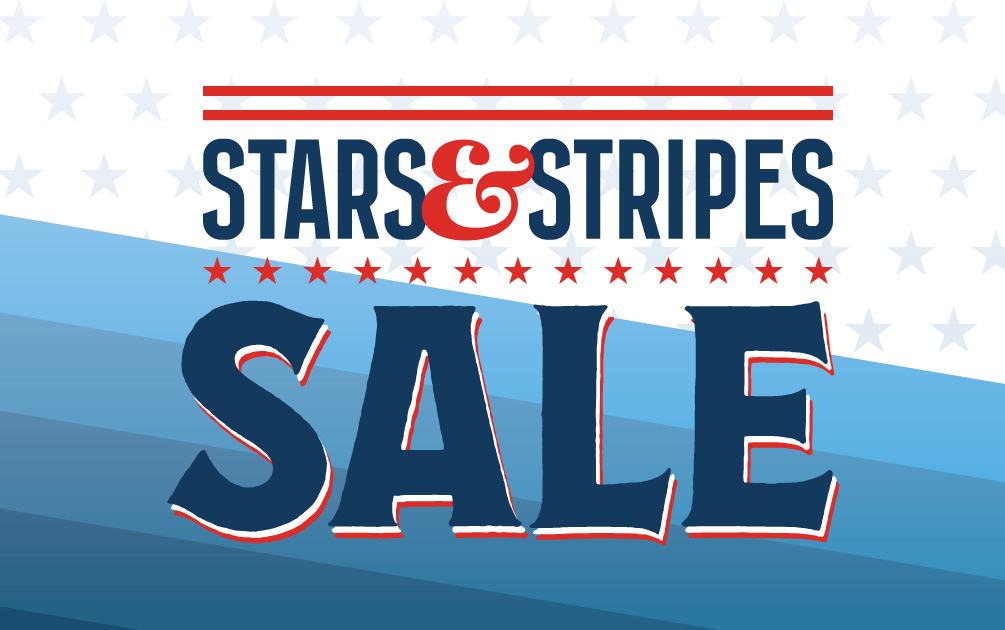 Stars and Stripes Sale Logo