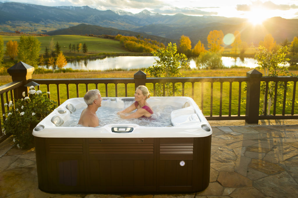 Will I use My Hot tub? These two are in a hot tub in a beautiful place