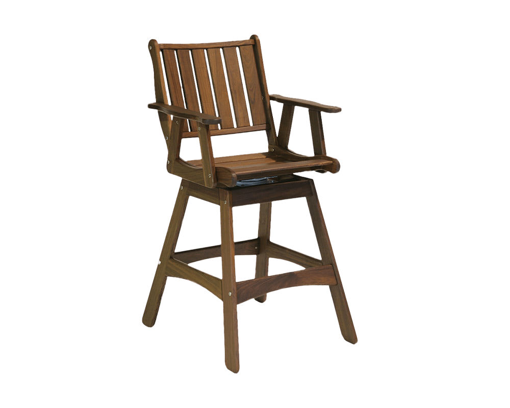 Heritage Integra Swivel Hi Dining Arm Chair | Classic Ipe