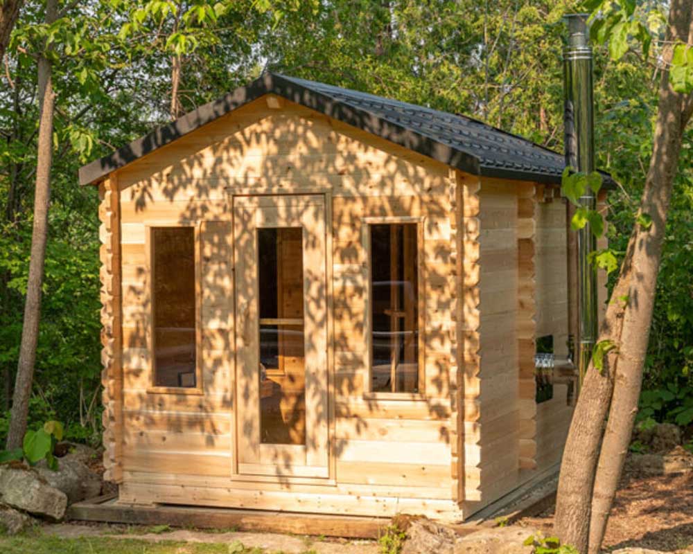Georgian Cabin Sauna with Changeroom