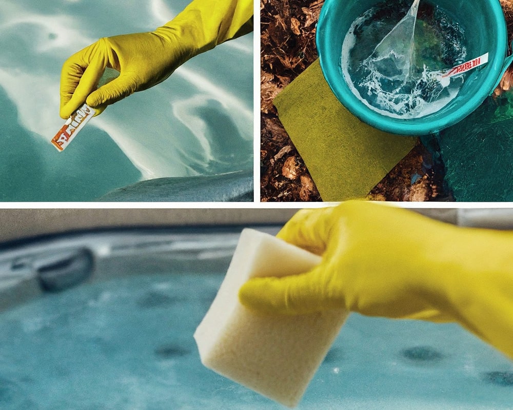 professional cleaning procedures collage
