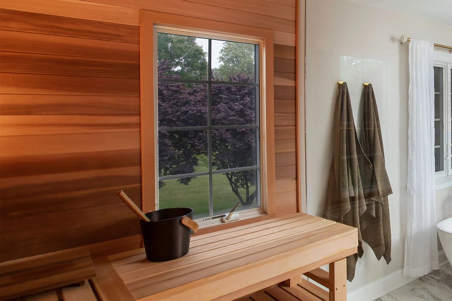 Sauna Window Details