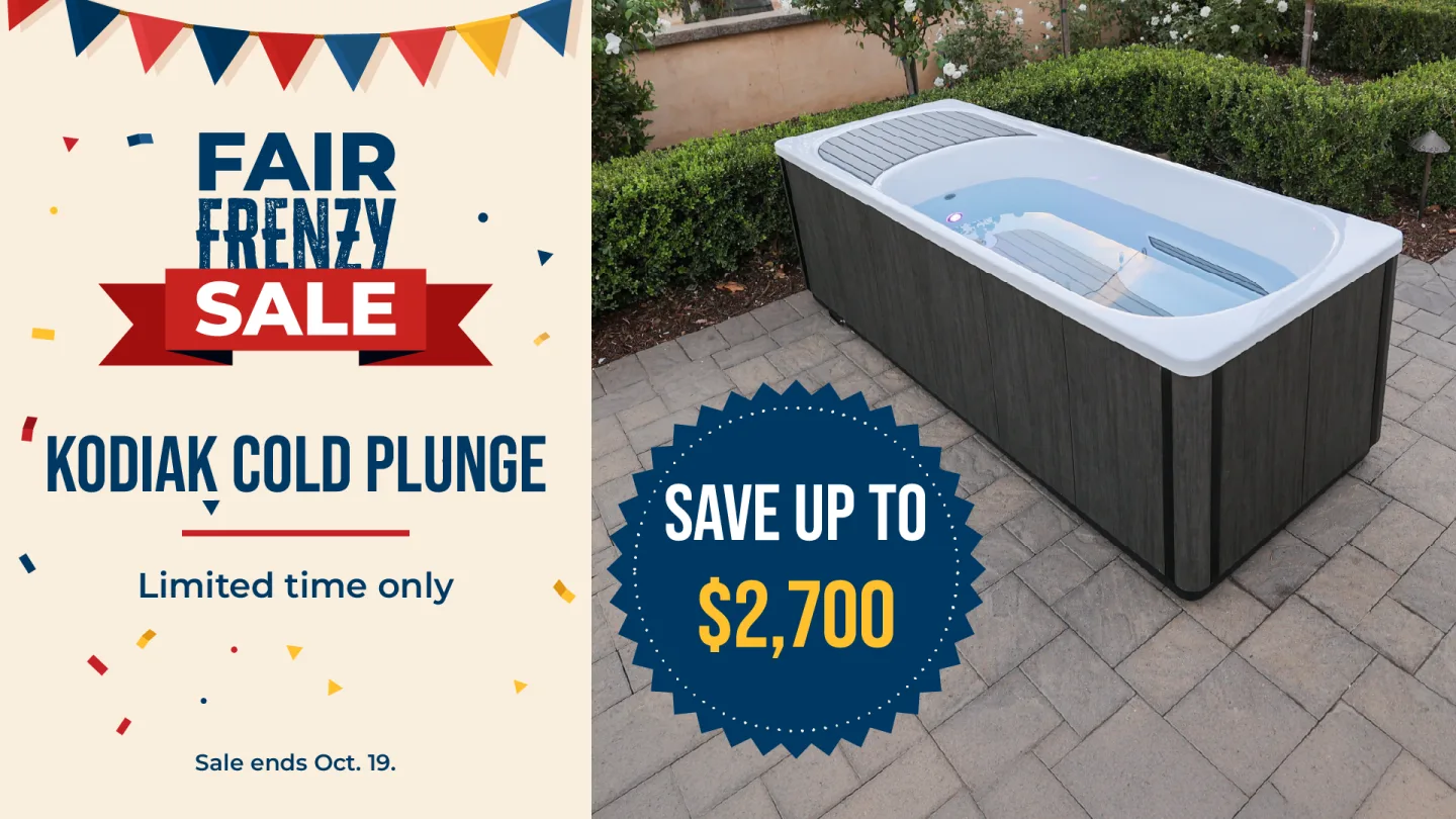 Fair Frenzy Sale: save up to $2,700 on the Kodiak Cold Plunge
